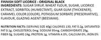 Finnish Soft Licorice - Original Black